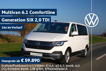 VW Multivan 6.1 Comfortline Generation SIX